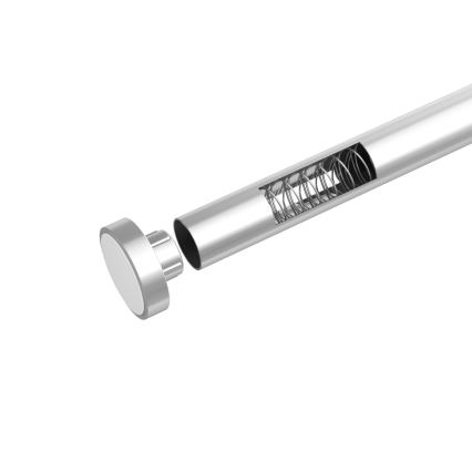 WENKO 24888100 - Douchestang LUZ 185x2,8 cm roestvrij staal/glanzend chroom