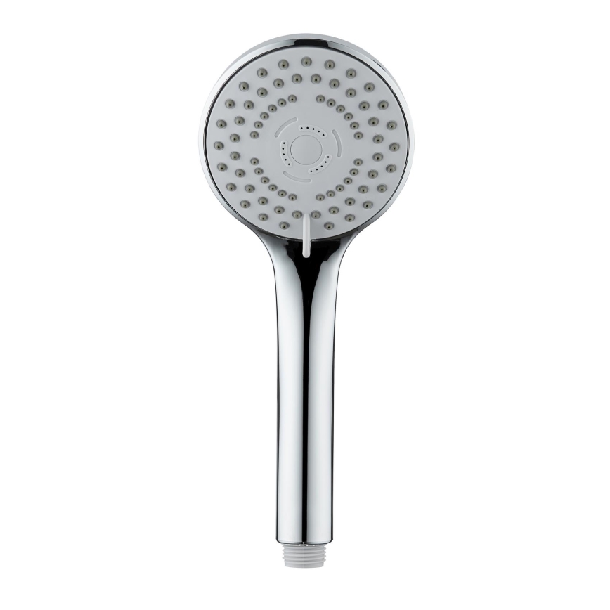 WENKO 24918100 - Pomme de douche BASIC LINE 9,5x9,5 cm, finition chrome brillant/argenté