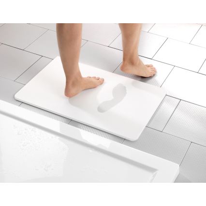 WENKO 24935100-Tapis SIMI 39x60 cm blanc
