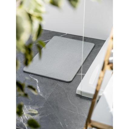 WENKO 24936100-Badmat SIMI 39x60 cm grijs