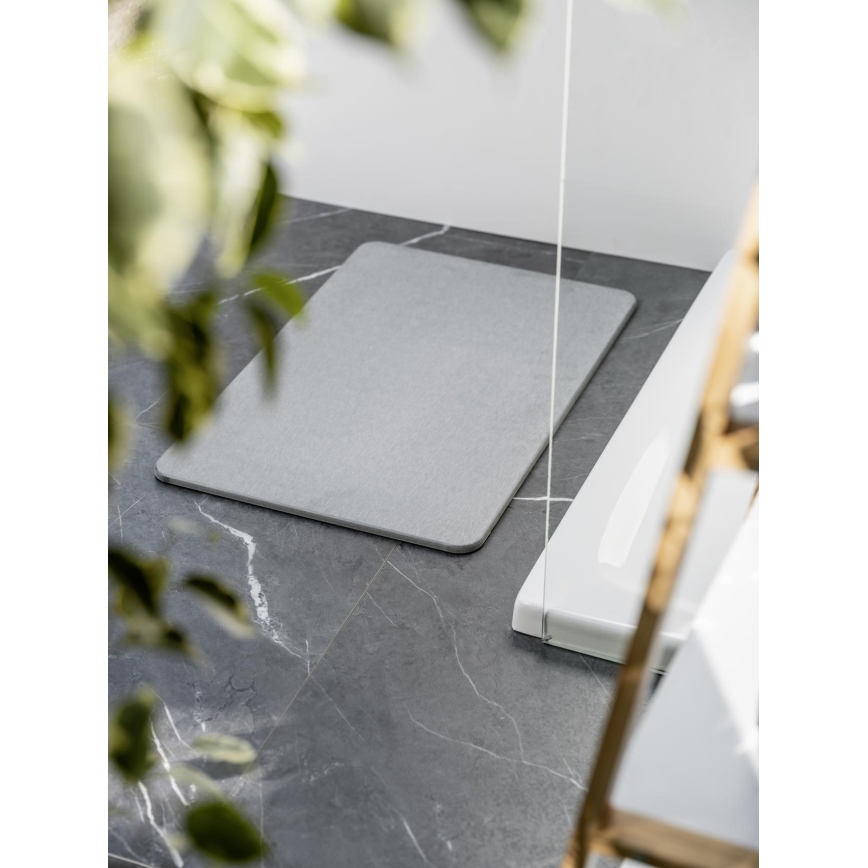 WENKO 24936100-Badmat SIMI 39x60 cm grijs