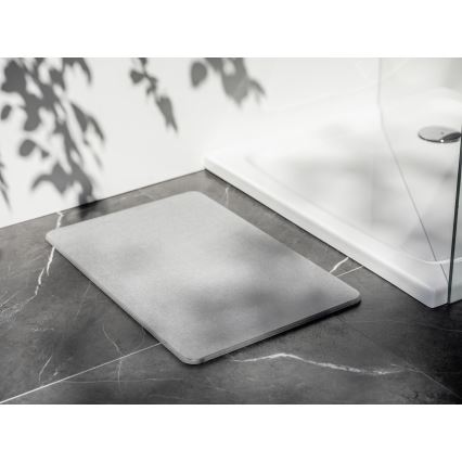 WENKO 24936100-Badmat SIMI 39x60 cm grijs