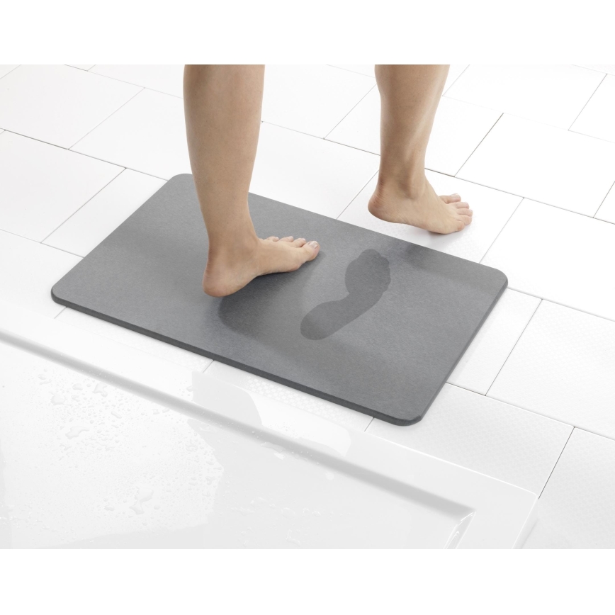 WENKO 24936100-Badmat SIMI 39x60 cm grijs