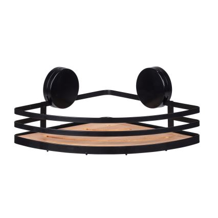 WENKO 24980800 - ALBA plank 27,3 x 21 cm zwart/bruin