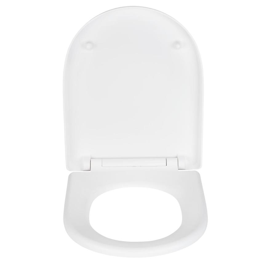 WENKO 24988100-WC Abattant WC EXCLUSIVE 45x36,5 cm blanc/argenté