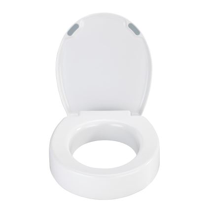 WENKO 25005100 - Abattant WC SECURA 37 x 44 cm blanc/gris