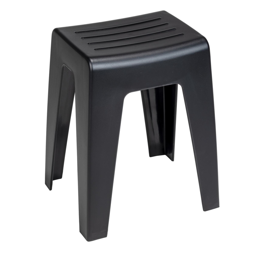 WENKO 25156100 - Tabouret KUMBA 38x47 cm noir
