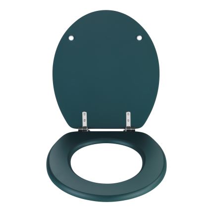 WENKO 25171100-WC wc-bril PRIMA 37x41 cm groen/zilver