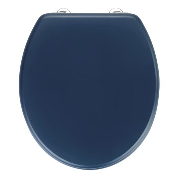 WENKO 25172100-WC wc-bril PRIMA 37x41 cm blauw/zilver