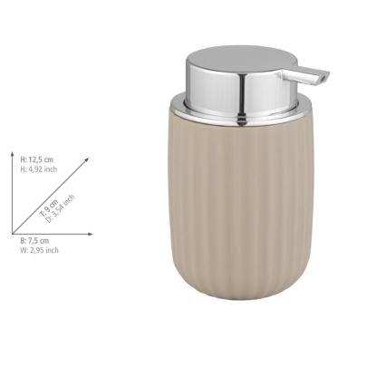 WENKO 25184100 - AGROPOLI zeepdispenser 250 ml, beige