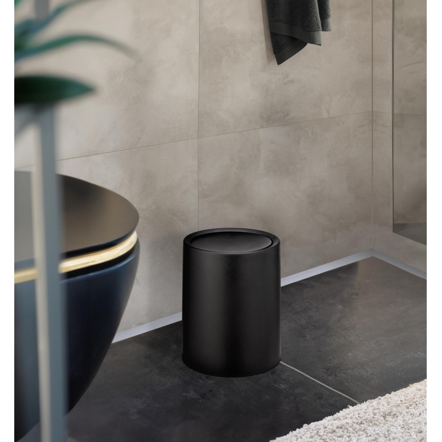 WENKO 25208100 - Mand ATRI 21x25,5 cm zwart