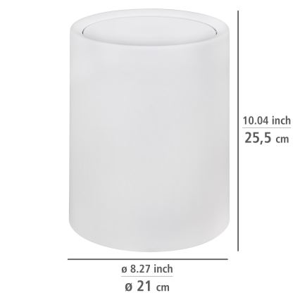 WENKO 25209100 - Mand ATRI 21 x 25,5 cm wit