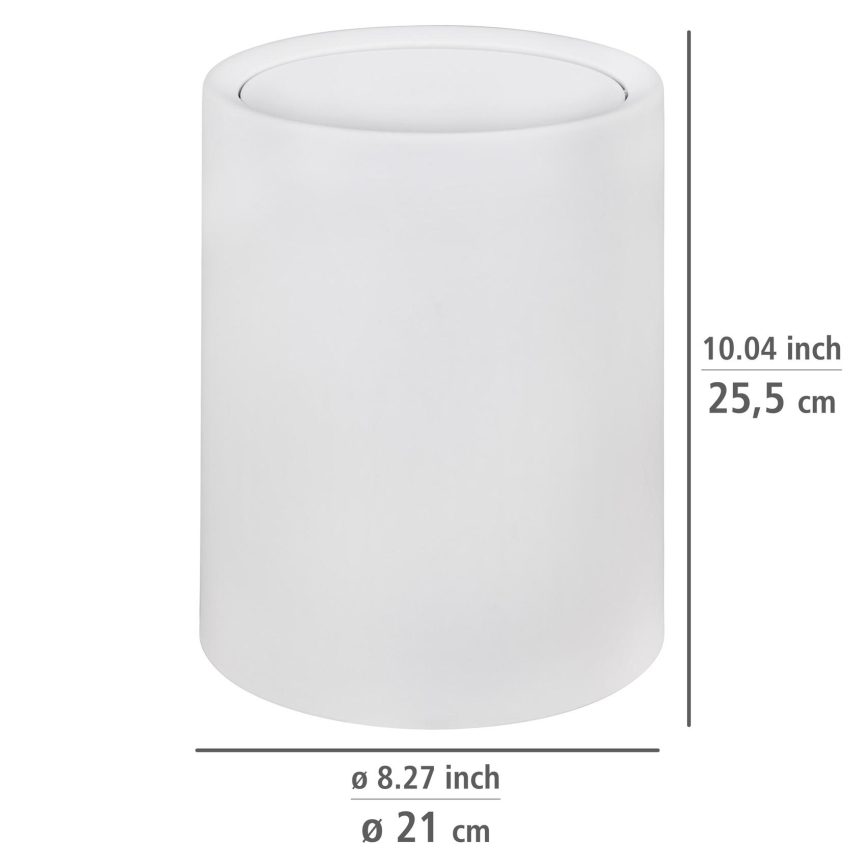 WENKO 25209100 - Mand ATRI 21 x 25,5 cm wit