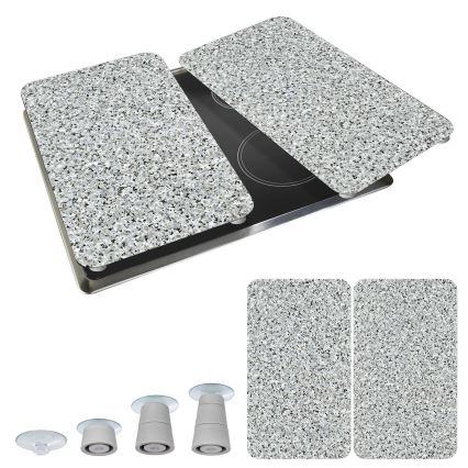 WENKO 2521120500-Afdekplaat - NEUTRAL 30x52 cm graniet/veelkleurig