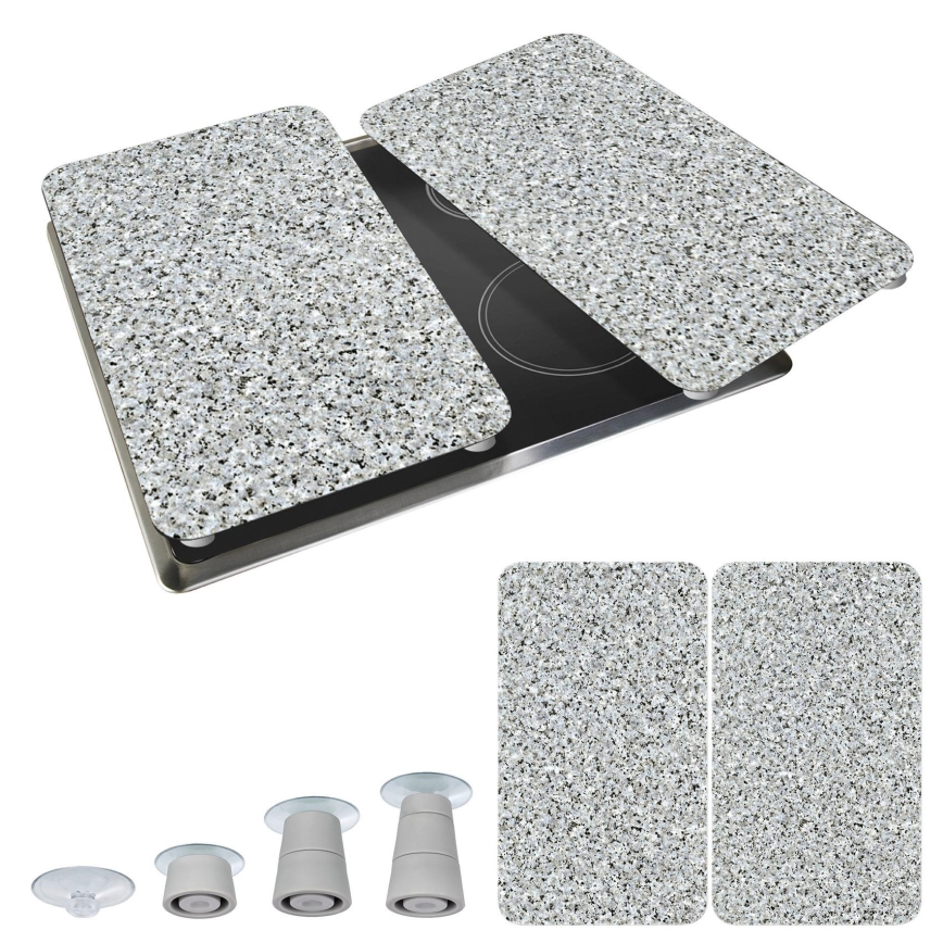 WENKO 2521120500-Afdekplaat - NEUTRAL 30x52 cm graniet/veelkleurig