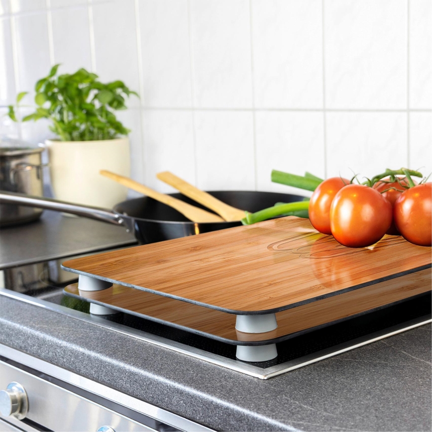 WENKO 2521497100 - Couvercle pour cuisinière 52x30 cm multicolore/gris/transparent