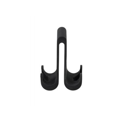 WENKO 25229100-Crochet VERNA DUO 5x9,5 cm noir