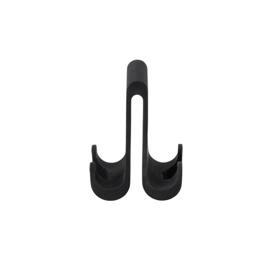 WENKO 25229100-Crochet VERNA DUO 5x9,5 cm noir