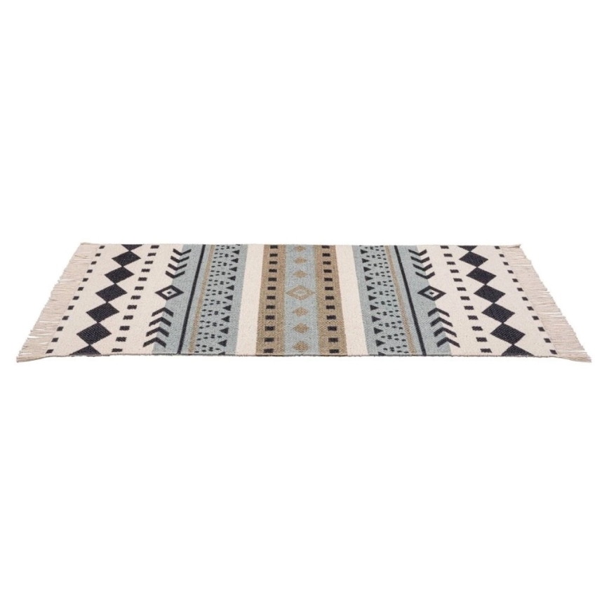 WENKO 25277100-Mat van gerecycled katoen 80x50 cm veelkleurig