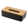 WENKO 25319100 - Make-updoos ROTELLO 24x12,7 cm zwart/bruin