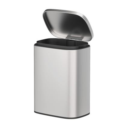 WENKO 25336100 - Corbeille SARE 21,5 x 29,5 cm argentée