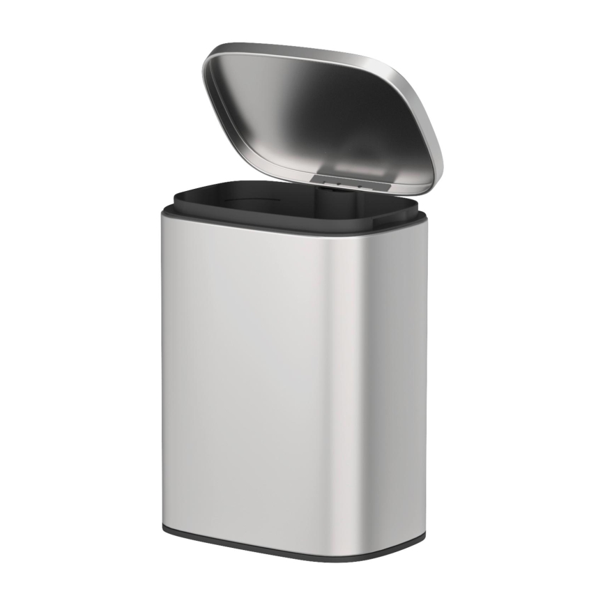 WENKO 25336100 - Corbeille SARE 21,5 x 29,5 cm argentée