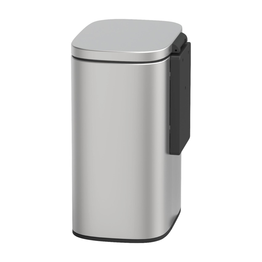 WENKO 25336100 - Corbeille SARE 21,5 x 29,5 cm argentée