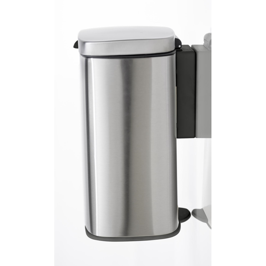 WENKO 25336100 - Corbeille SARE 21,5 x 29,5 cm argentée