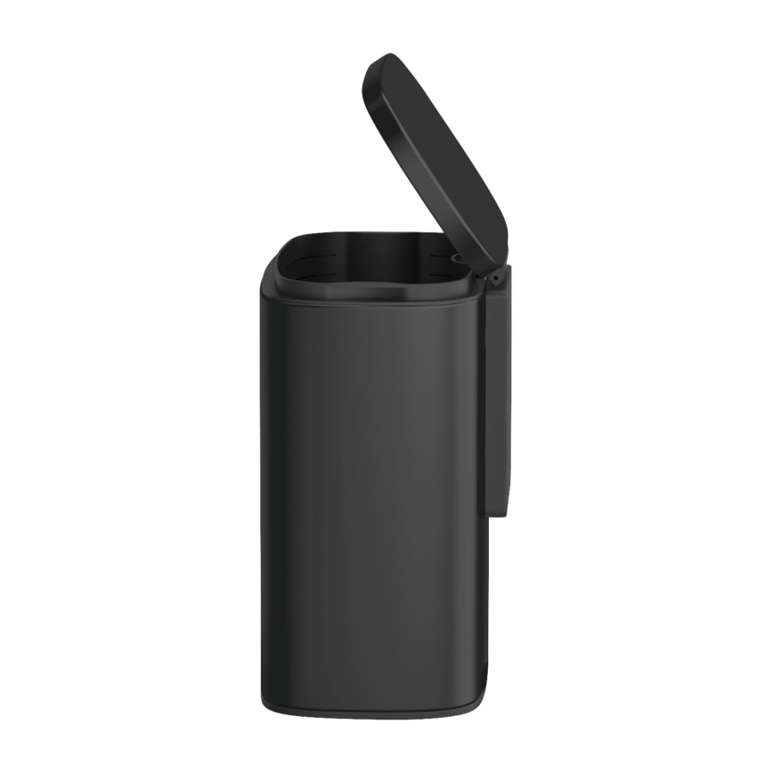 WENKO 25338100 - Corbeille SARE 21,5x29,5 cm noire