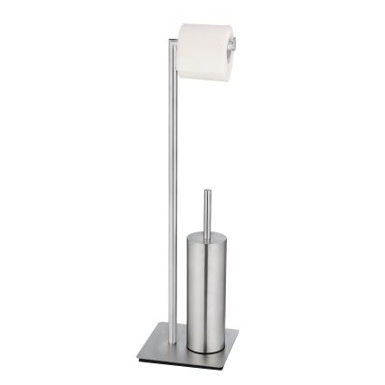 WENKO 25378100 - Brosse WC RECCO 20 x 71,5 cm satinée