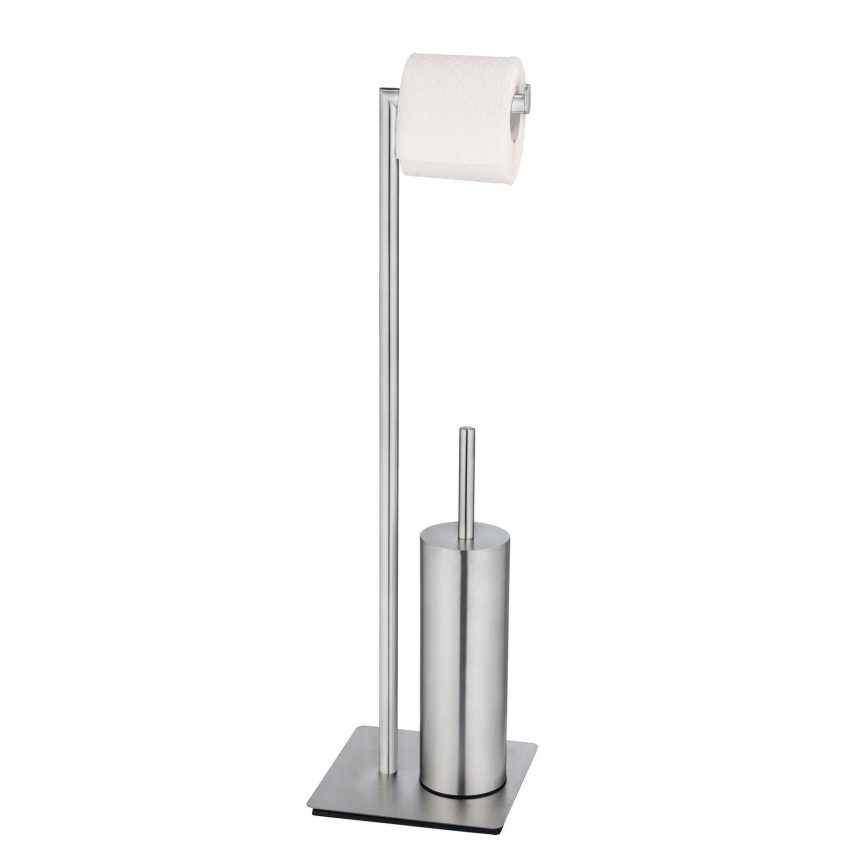 WENKO 25378100 - WC-borstel RECCO 20x71,5 cm satijn