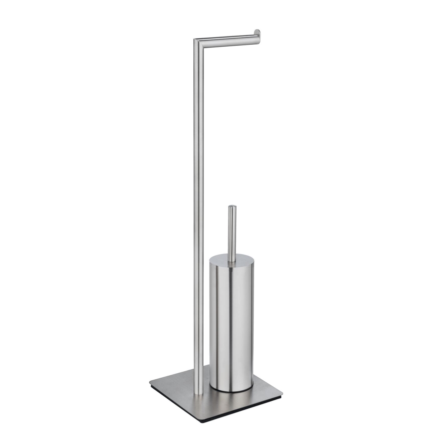 WENKO 25378100 - WC-borstel RECCO 20x71,5 cm satijn