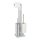 WENKO 25399100 - Toiletborstel RIVALTA 18x70 cm zilver/wit/zwart