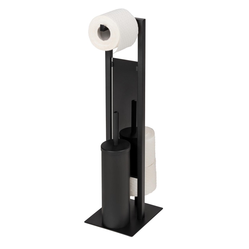 WENKO 25400100 - WC-borstel RIVALTA 18x70 cm zwart