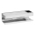 WENKO 25413100-Plank TURBO-LOC GENOVA SHINE 30x10,5 cm zilver