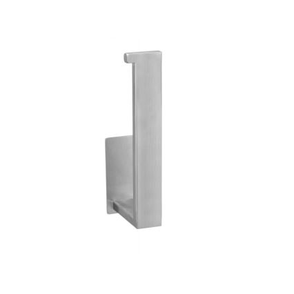 WENKO 25422100 - Toiletrolhouder TURBO-LOC GENOVA MATT 15,3x7,6 cm zilver
