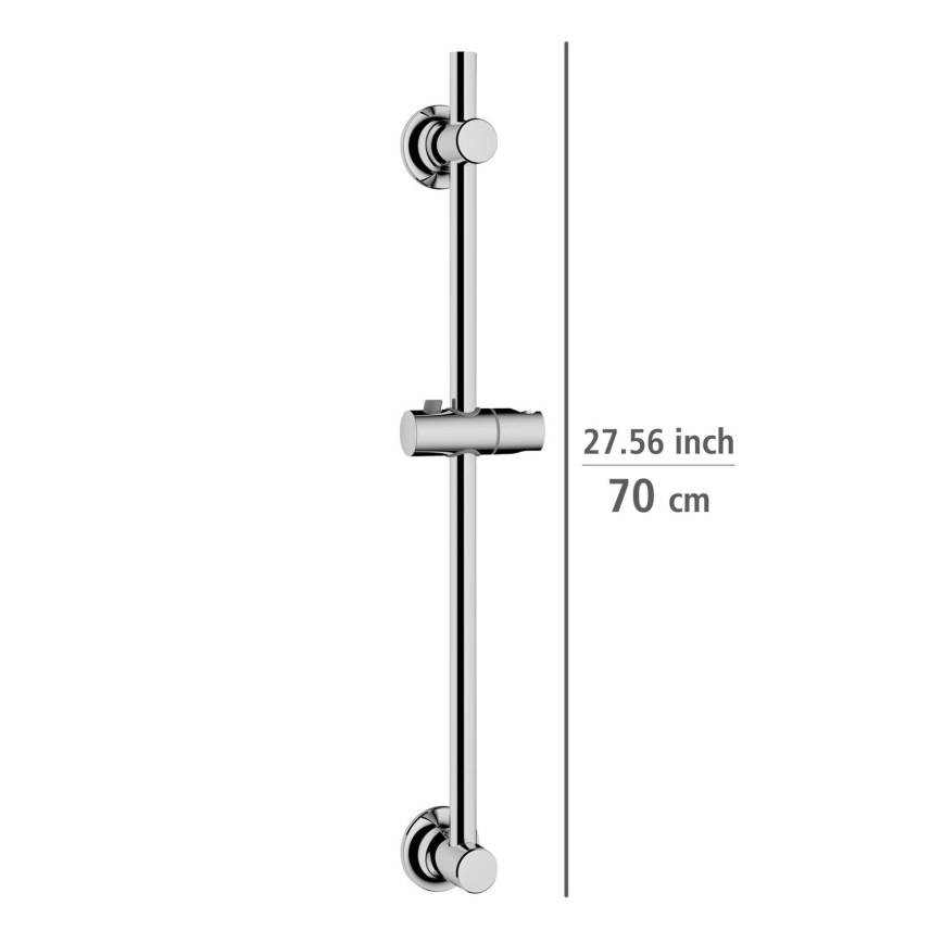 WENKO 25462100 - Douchestang LIBERTÀ 70 cm glanzend chroom