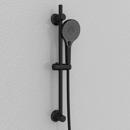WENKO 25463100 - Douchestang LIBERTÀ 70 cm zwart