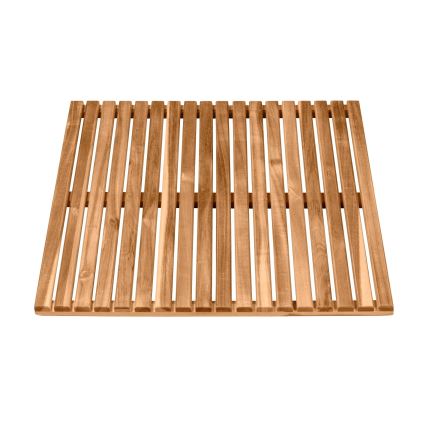 WENKO 25522100 - ACACIA deurmat 55x55 cm bruin