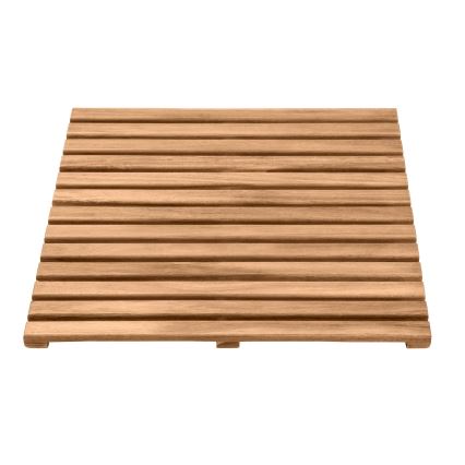 WENKO 25522100 - ACACIA deurmat 55x55 cm bruin