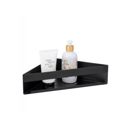WENKO 25558100-Wandplank GENOVA 36x17 cm zwart