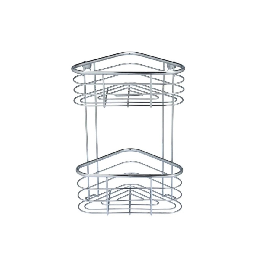 WENKO 25569100-Hoekrek TRESTINA 25x35 cm roestvrij staal/zilverkleurig