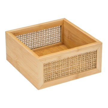 WENKO 25601100 - Zeepbakje voor in bad ALLEGRE 15x7 cm bruin