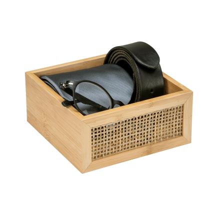 WENKO 25601100 - Zeepbakje voor in bad ALLEGRE 15x7 cm bruin