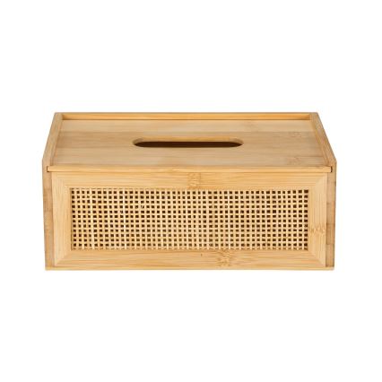 WENKO 25607100 - Doos voor zakdoekjes ALLEGRE 25x13 cm bruin