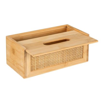 WENKO 25607100 - Doos voor zakdoekjes ALLEGRE 25x13 cm bruin
