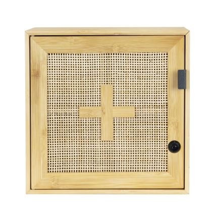 WENKO 25613100 - Meuble de rangement ALLEGRE 30 x 30 cm, marron