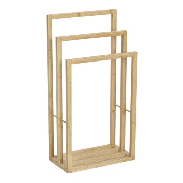 WENKO 25629100 - Handdoekenrek BAMBUSA 42,5x82 cm bruin