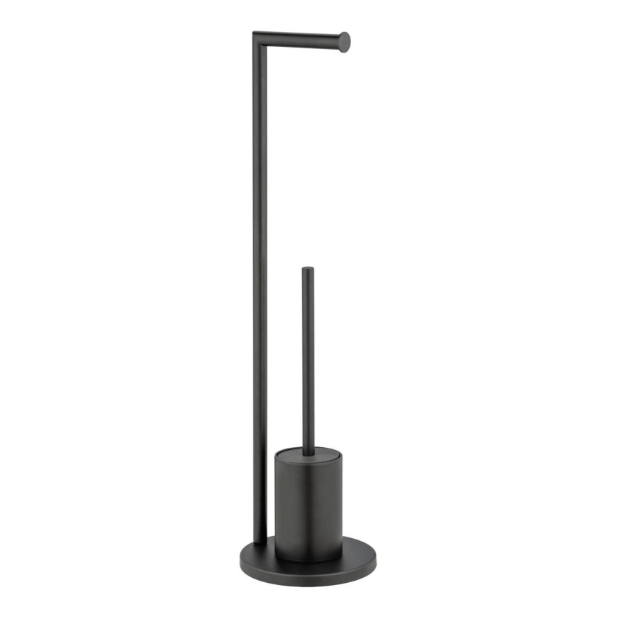 WENKO 25675100 - WC-set FERLA 18x69,5 cm zwart