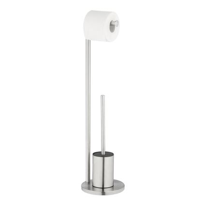 WENKO 25676100 - wc-set FERLA 18x69,5 cm RVS/satijn